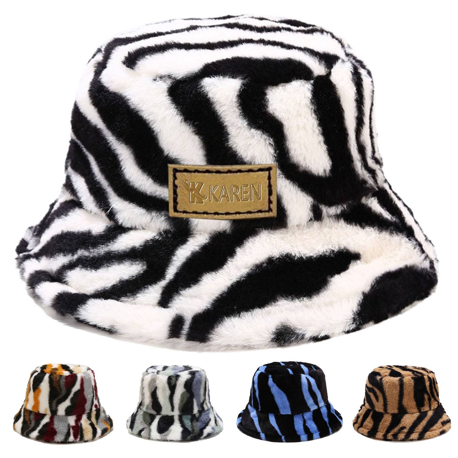 Lightweight Windproof Cozy Warm Plush Fleece Bucket Hat 2