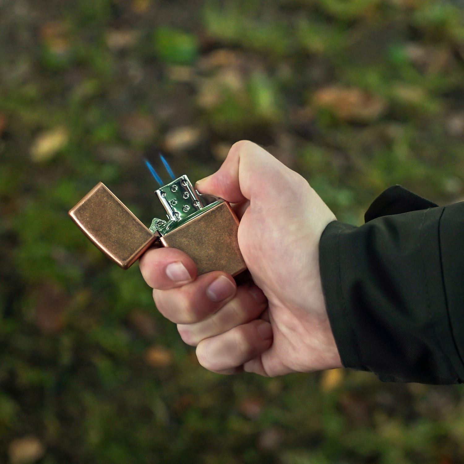 Matte Lighter & Double Butane Insert Gift Set