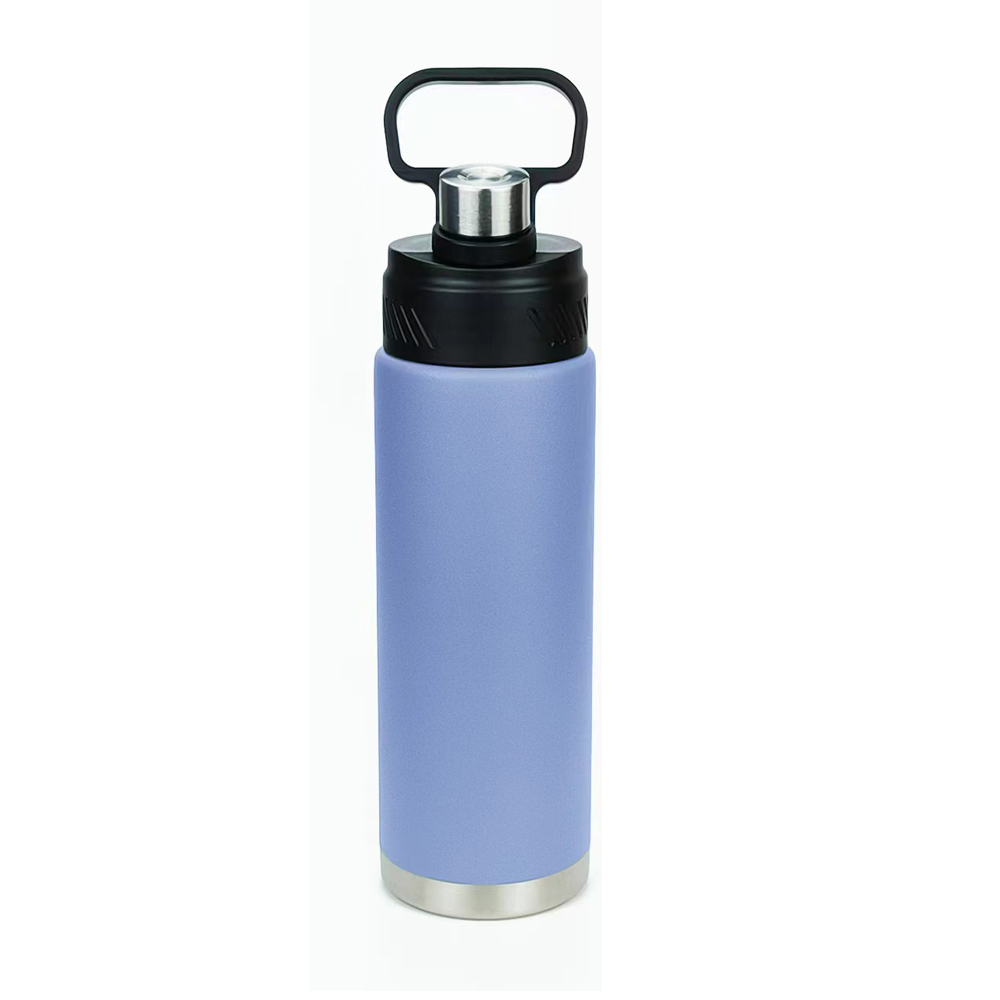 24 Oz. Vacuum Insulated Bottle w/ Handle, custom water bottle with logo imprint 2
