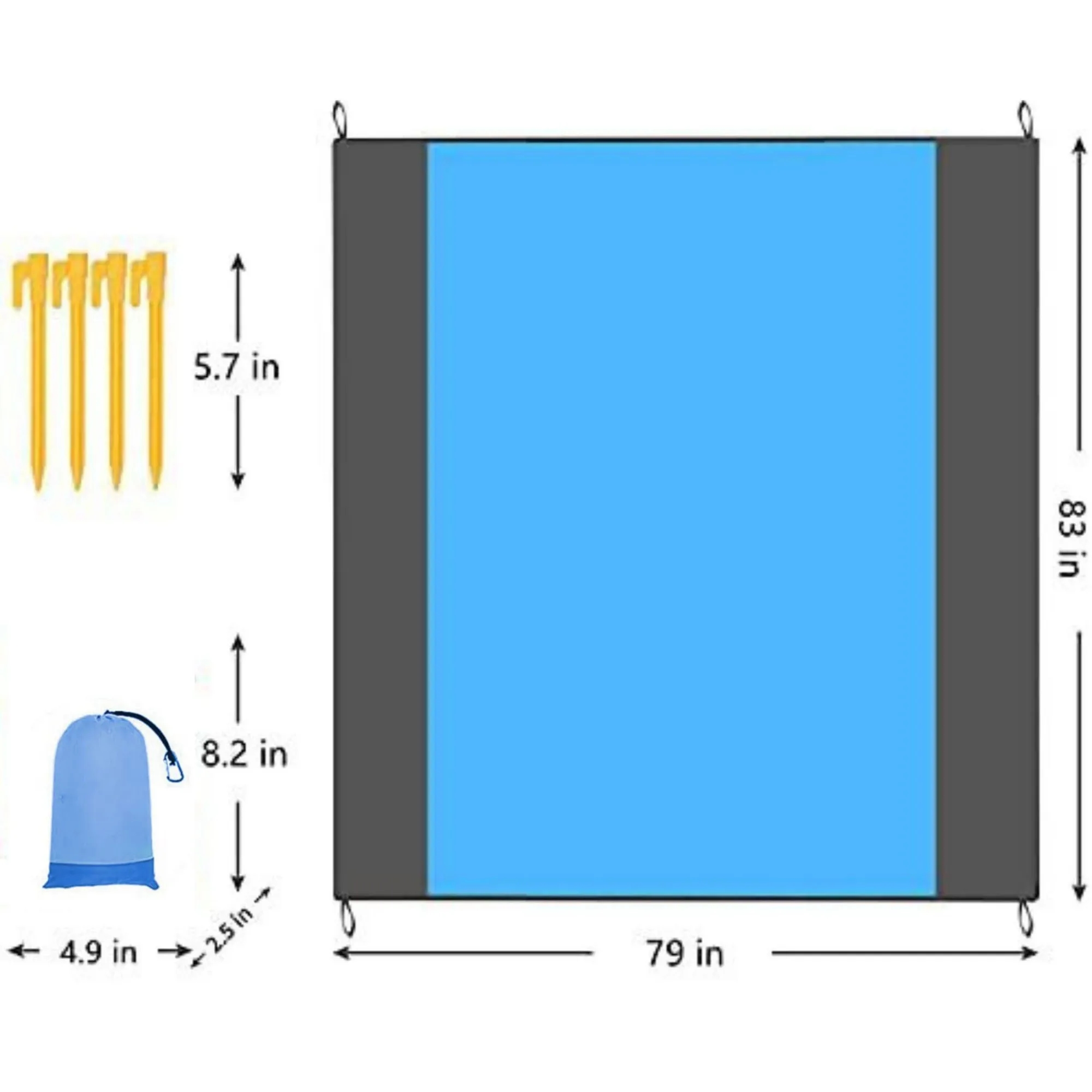 Sandfree Beach Mat Pinic Blanket 2
