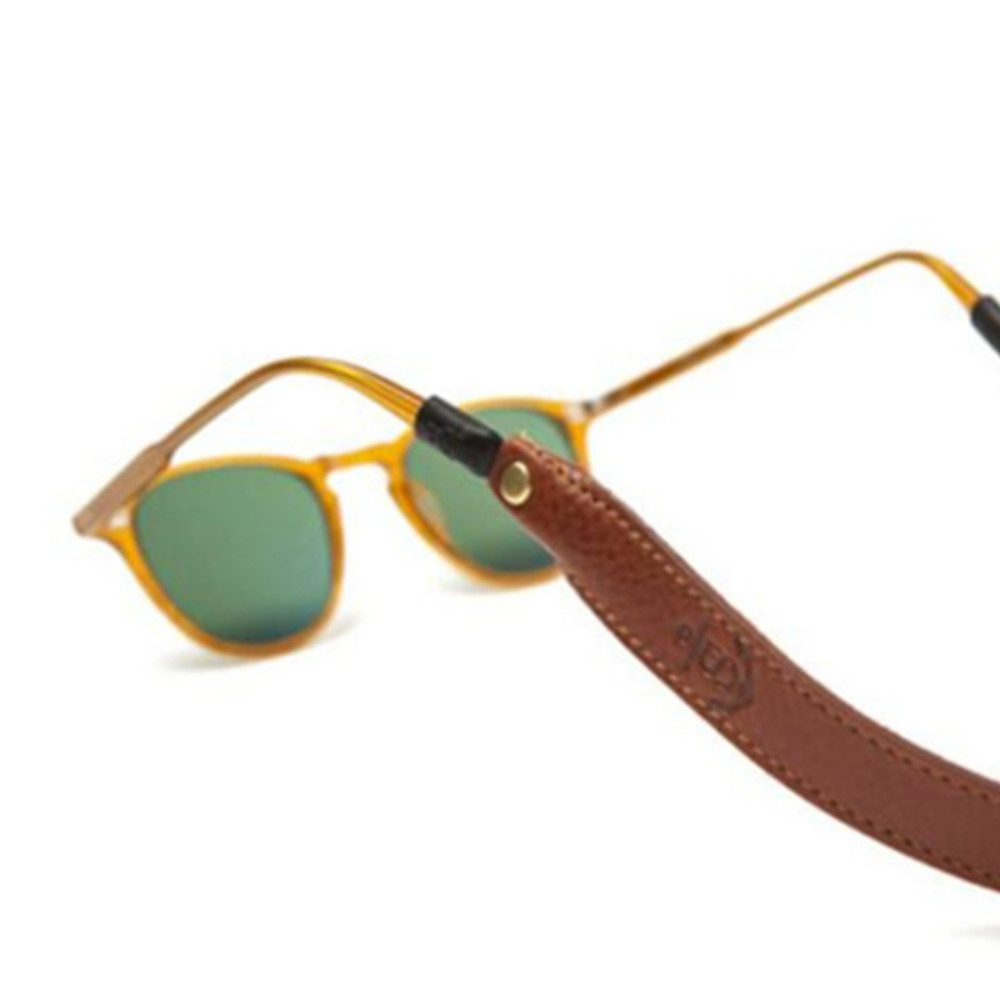 Leather Eyewear Retainer, promotional clip with logo imprint 5