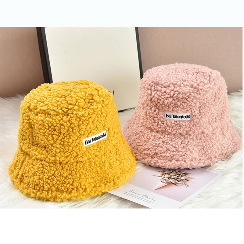 Faux Lamb Wool Fishermans Hat Trend Bucket Hats 9