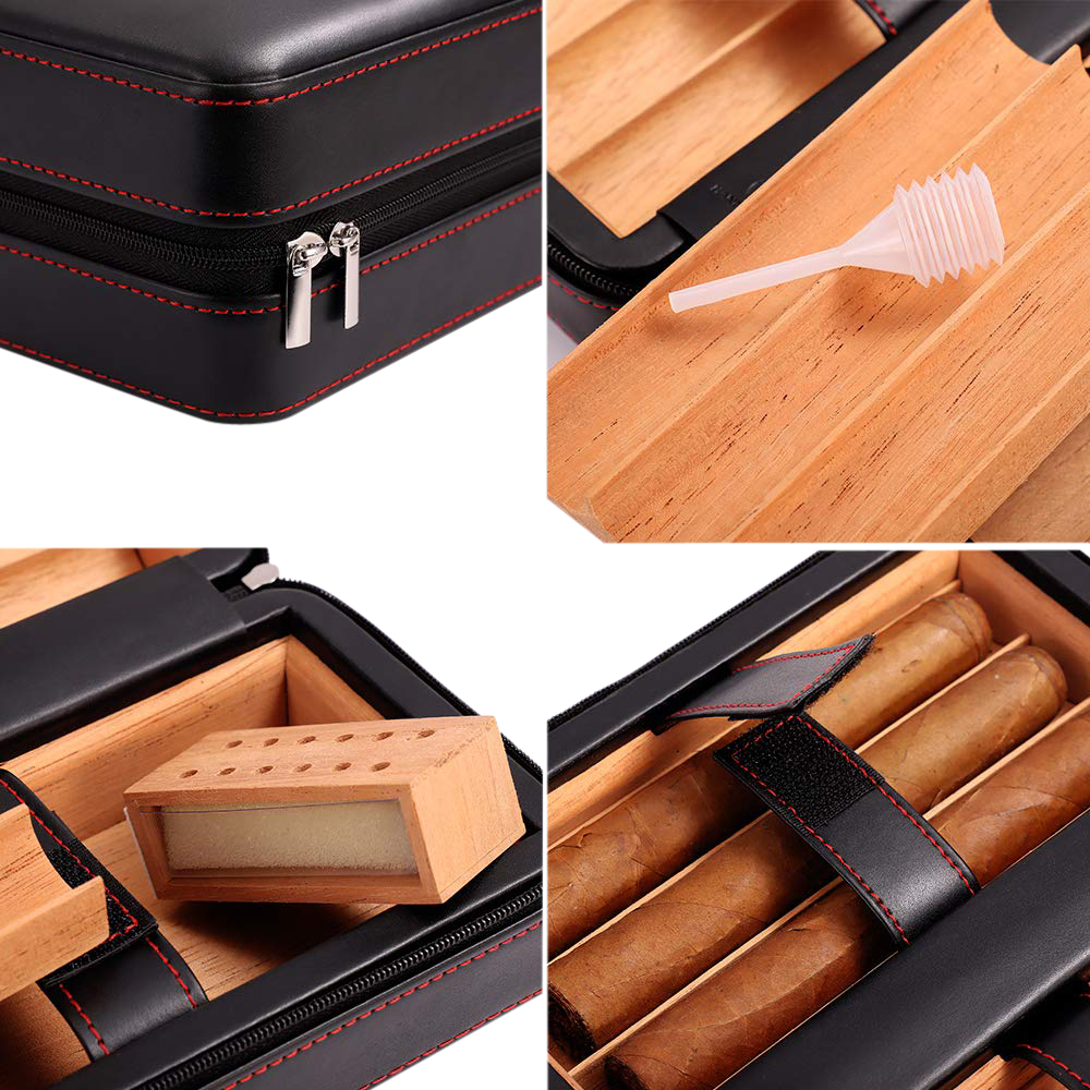 6-Cigar Leather Case 5
