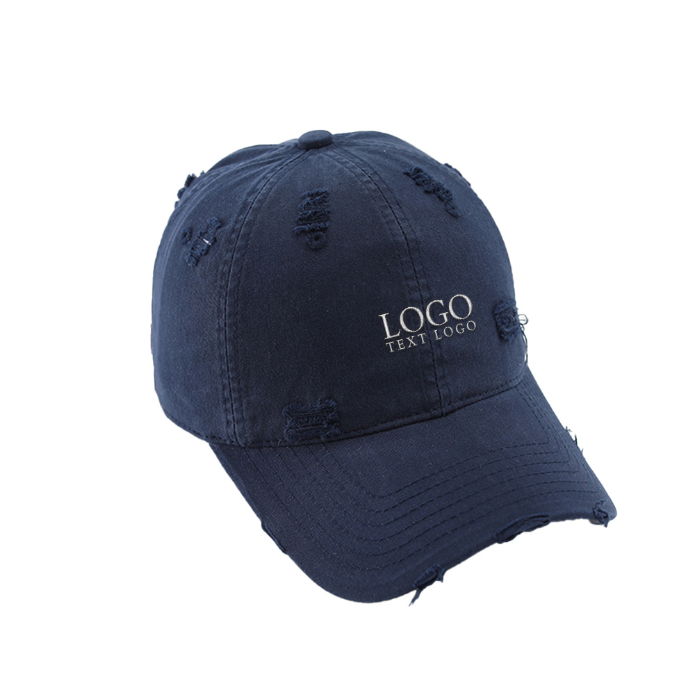 Vintage Custom Embroidery Old Hole Dad Hat 7