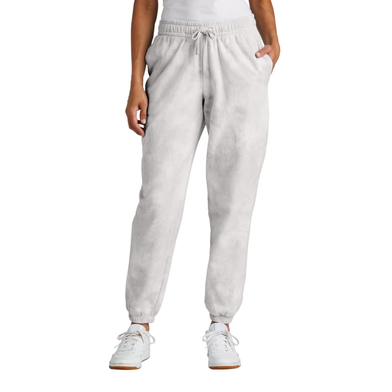 Port & Company Women's Beach Wash Cloud Tie-Dye Sweatpant 10