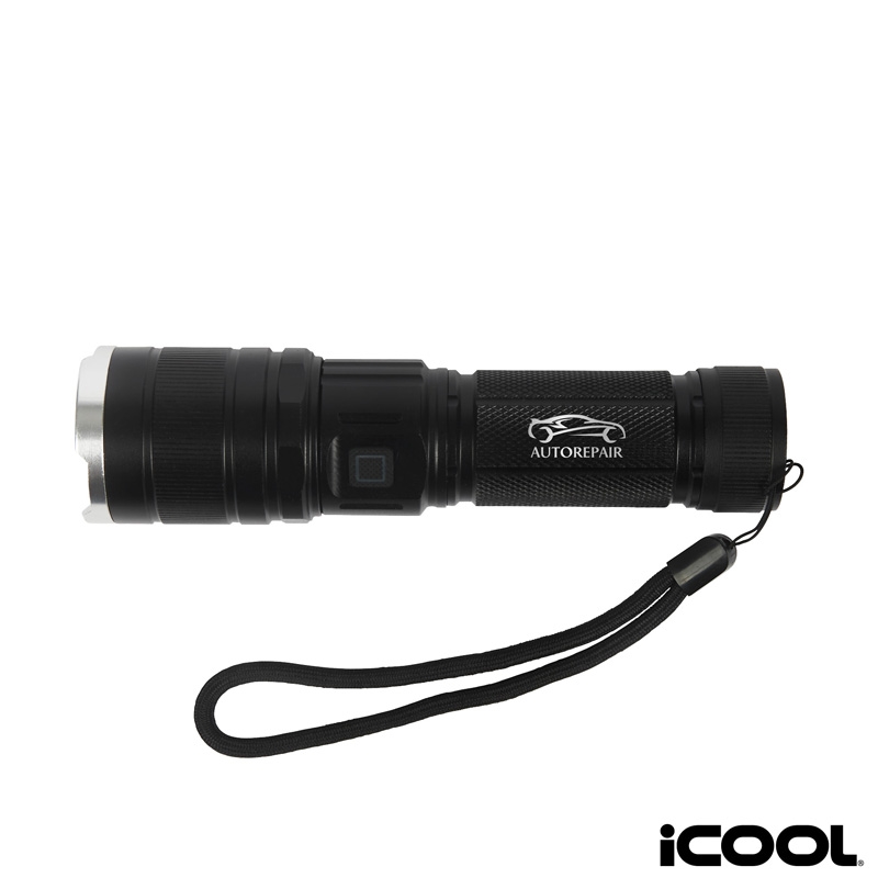 iCOOL Telluride Rechargeable 480-Lumen Aluminum Tactical Flashlight 8