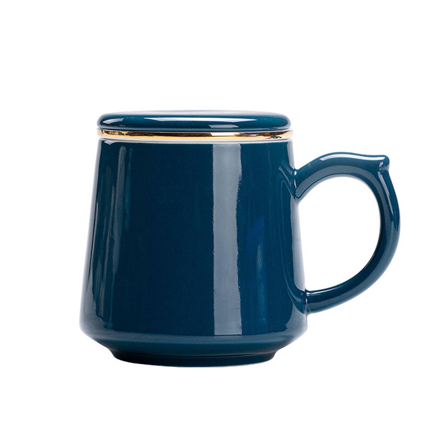 Ceramic Tea Mug Customized with Lid Handle 3