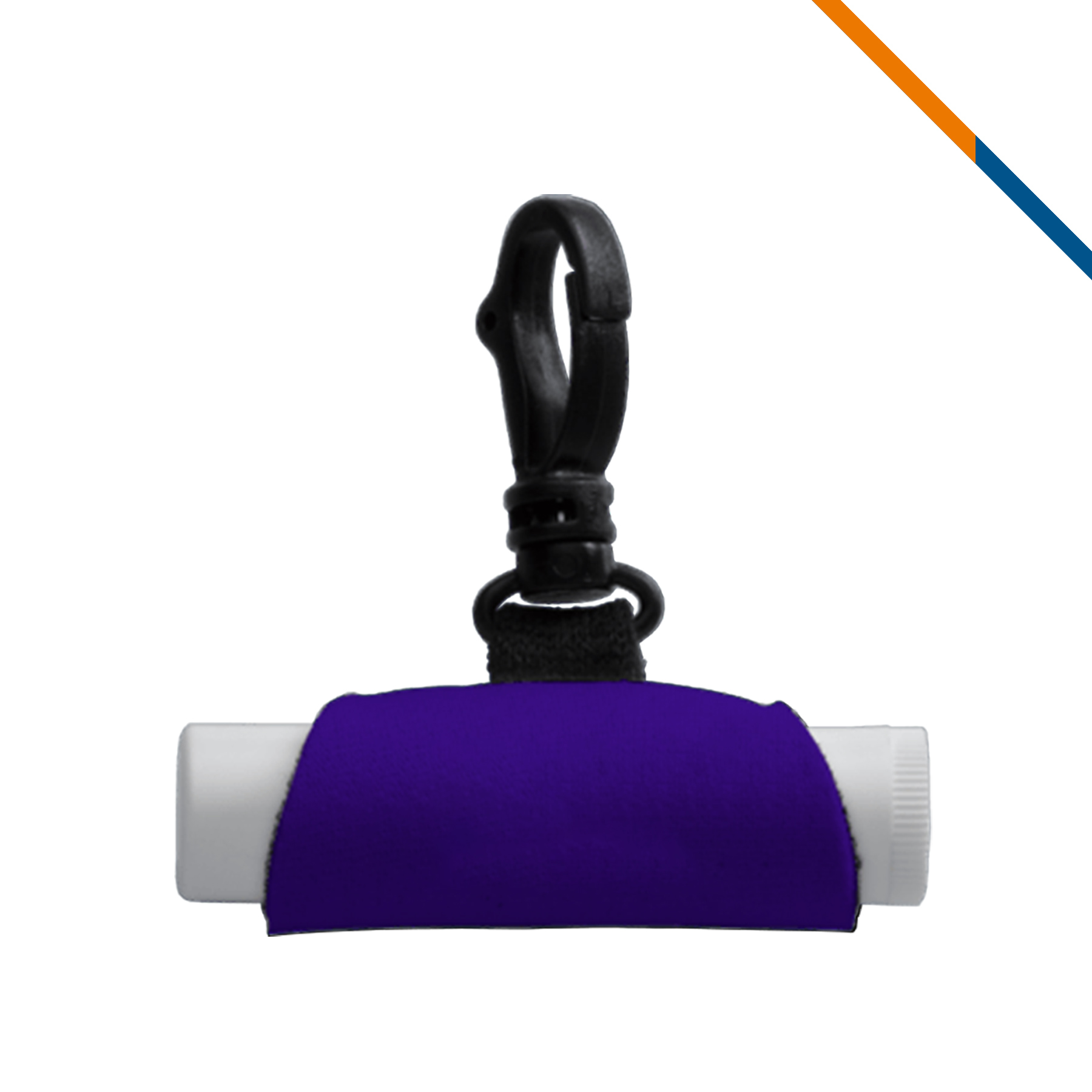 Lea Neoprene Lip Balm Swivel Snap Hook Sleeve 9