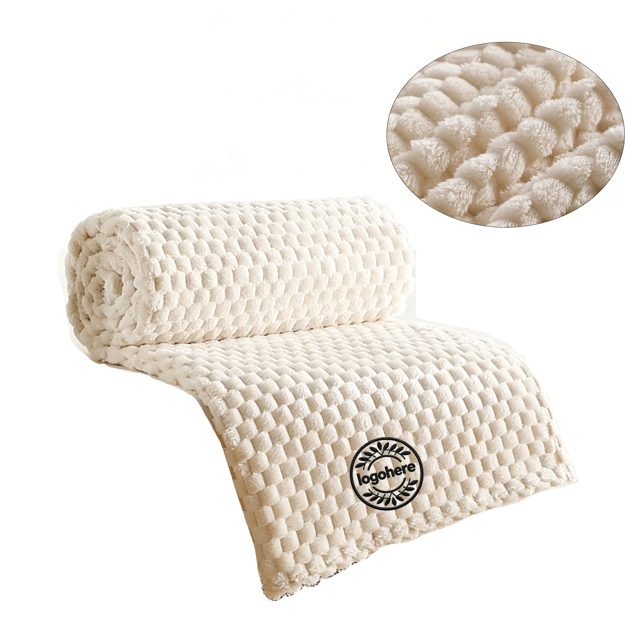 MOQ 20 Double-sided Shearling Blanket 2