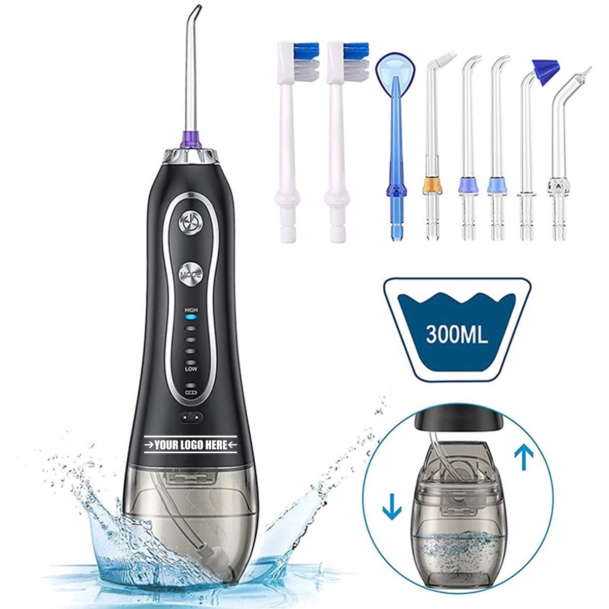 Portable Rechargeable Braces Bridges Care Water Flossing 1