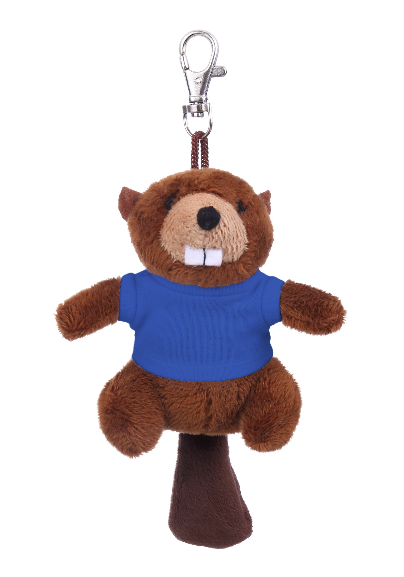 Soft Plush Beaver Keychain with Tee 18