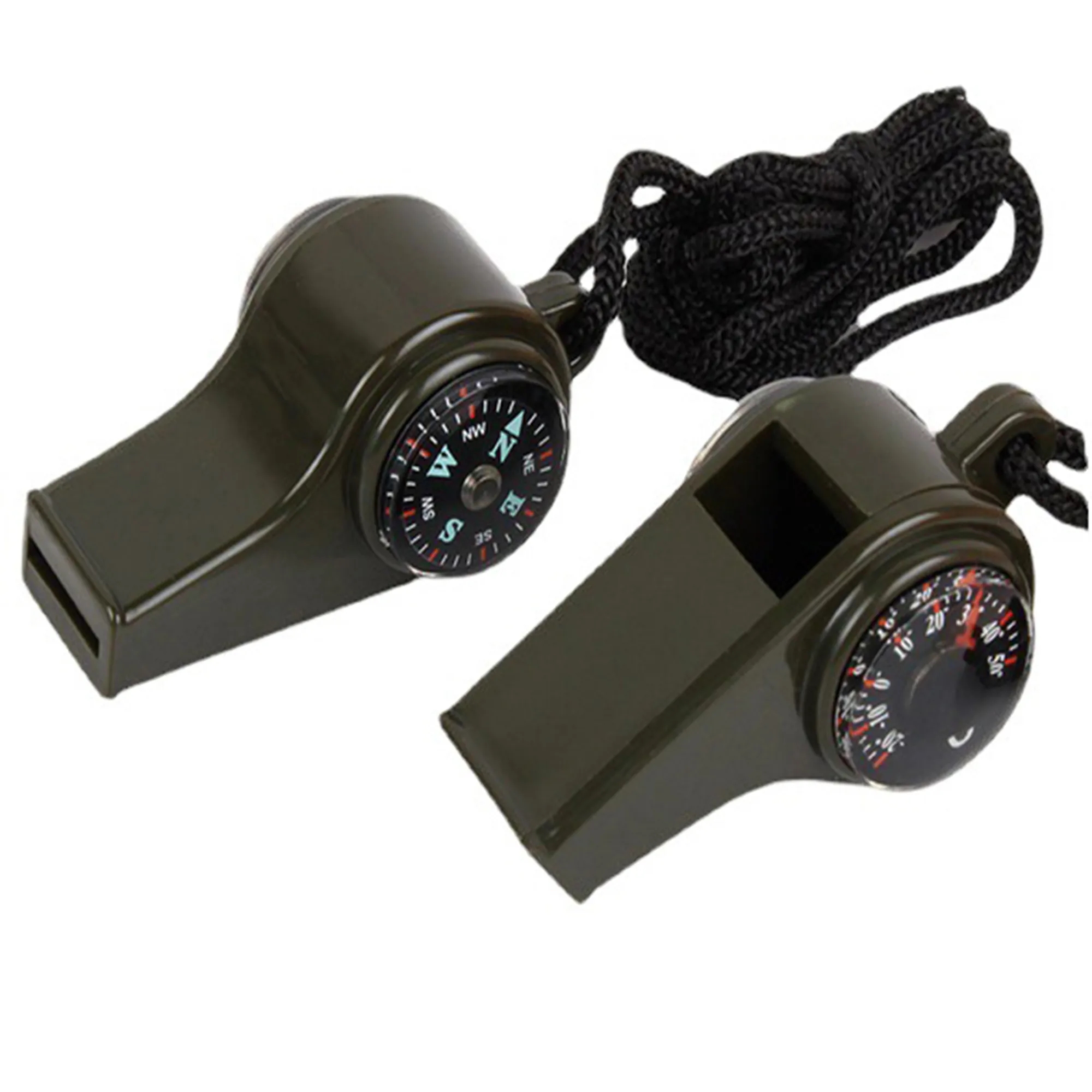 3-in-1 Outdoor Survival Whistle with Compass 3