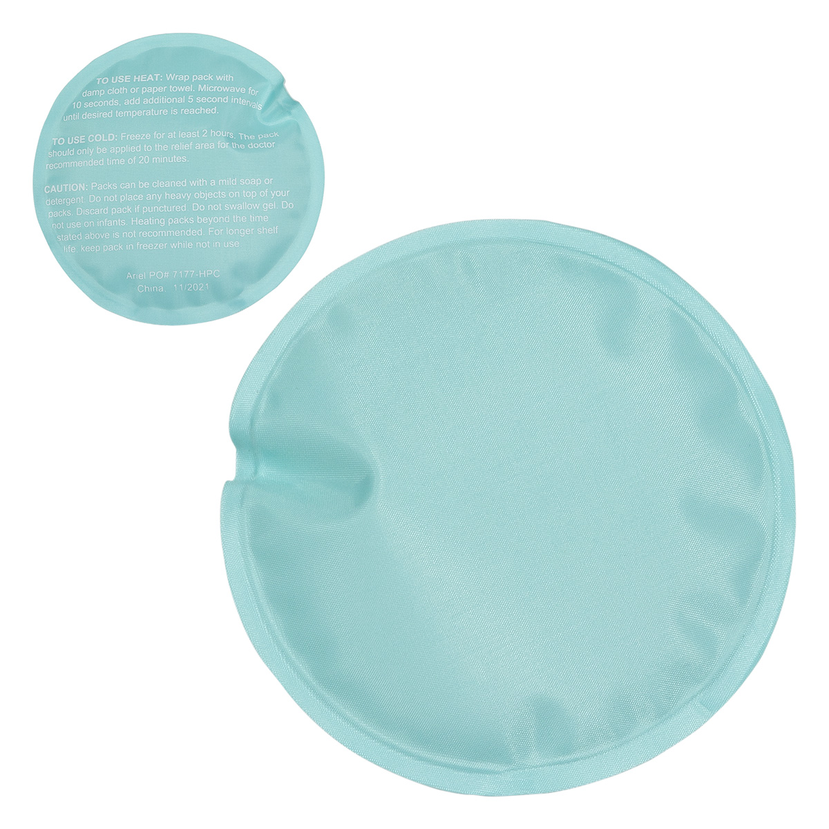 Round Nylon-Covered Hot/Cold Pack 33