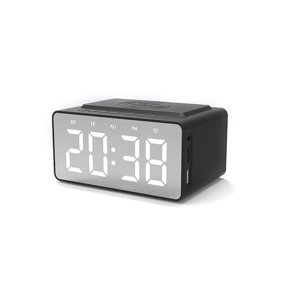Alarm Clock With Wireless Charging And Speaker 2