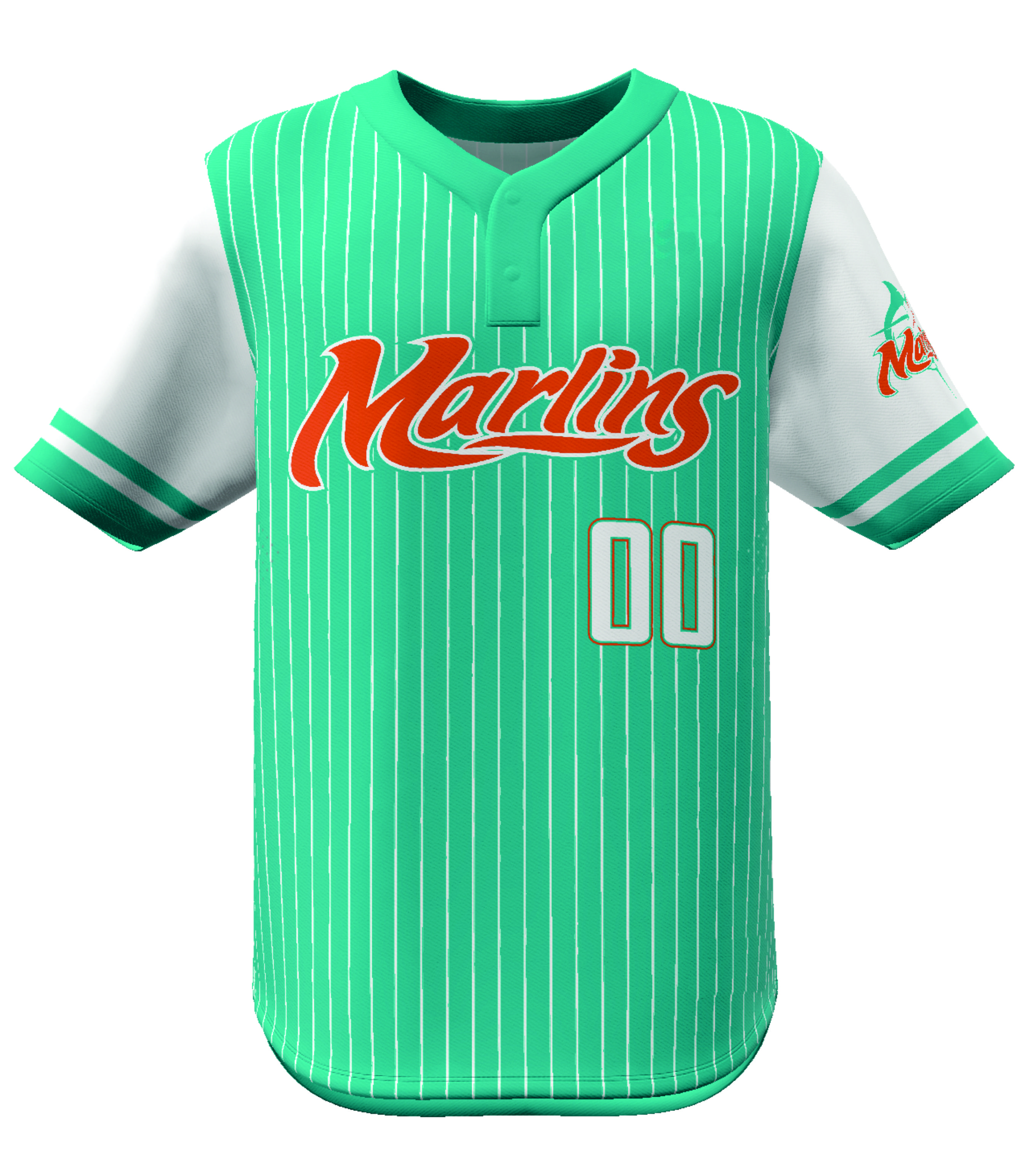Breeze 2-Button Baseball Jersey 2