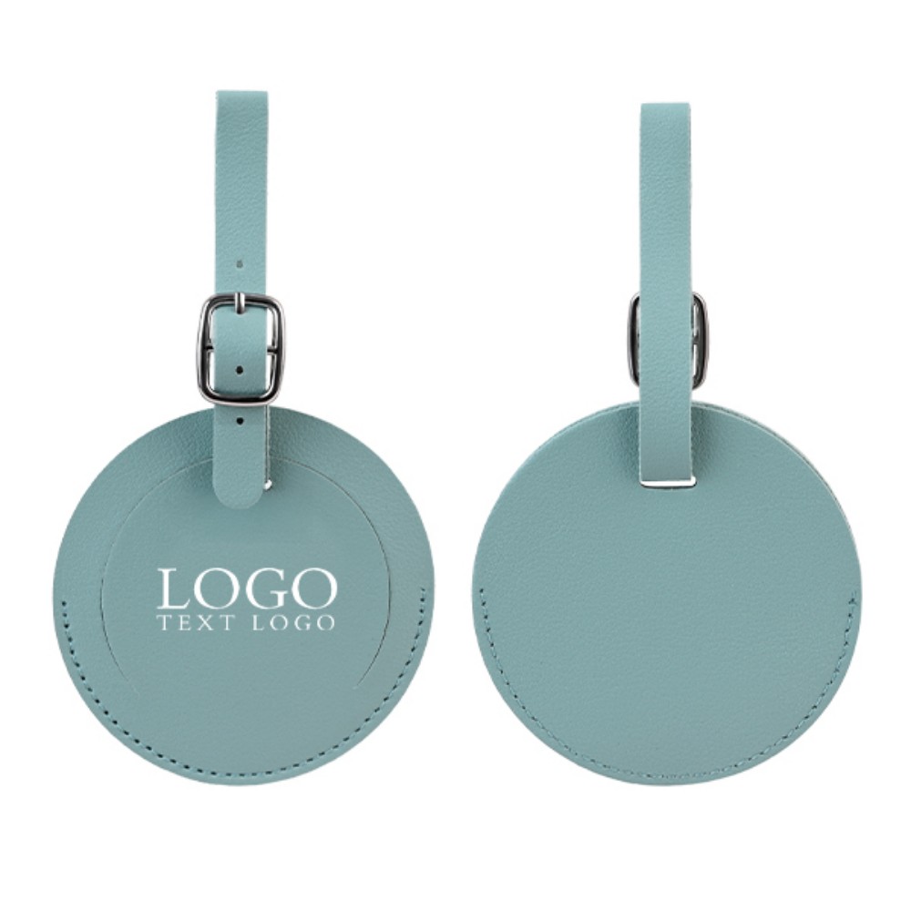Round Flap Luggage Tags With Logo 5