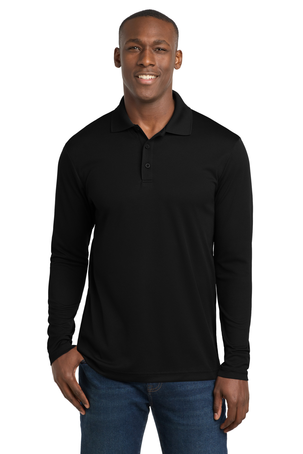 Sport-Tek PosiCharge RacerMesh Long Sleeve Polo. ST640LS 44