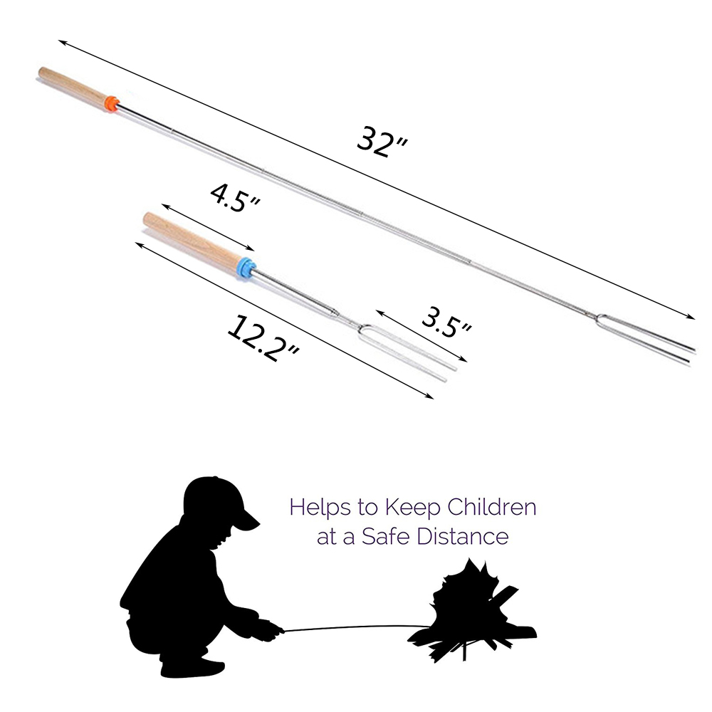 Telescoping Roasting Fork 7