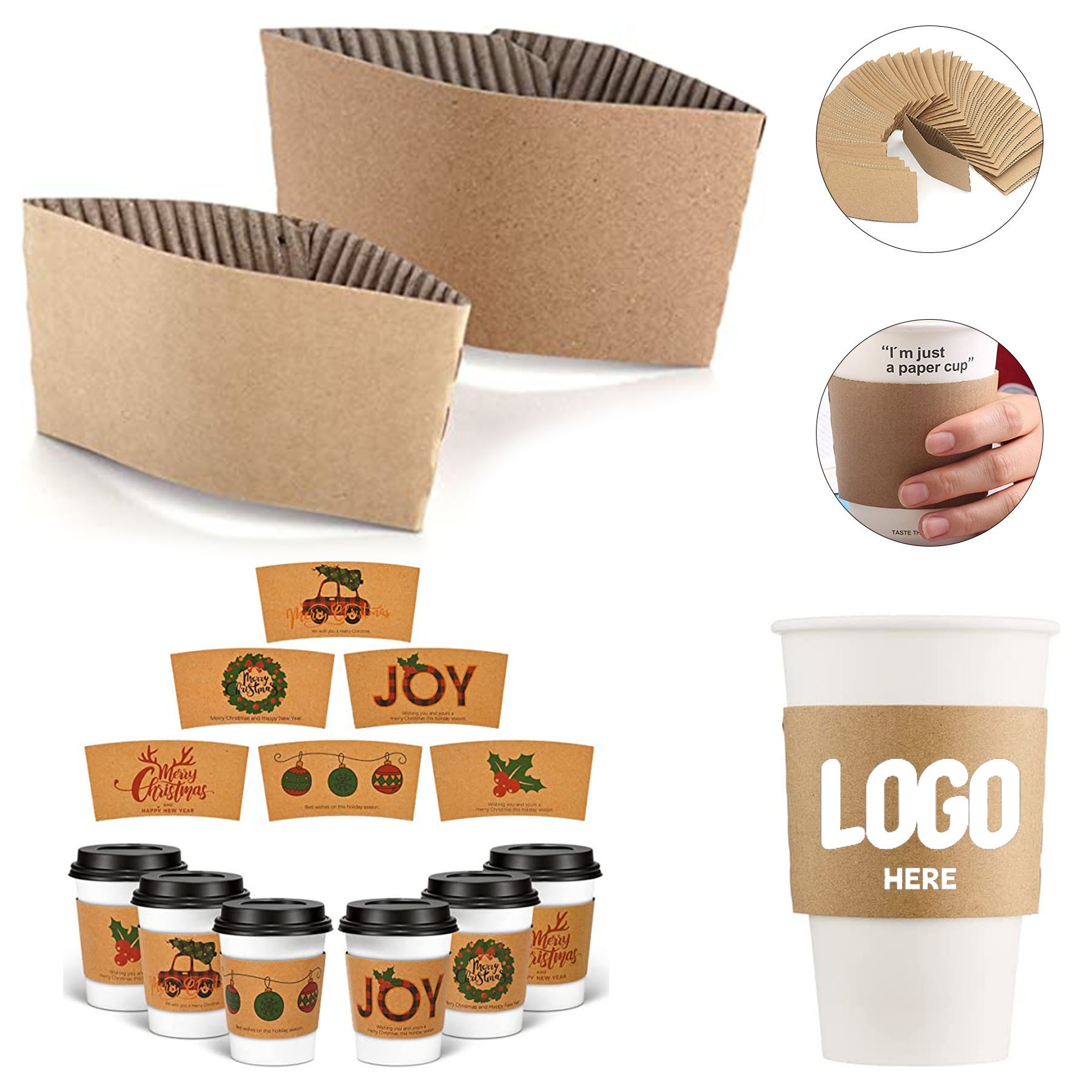 Kraft Paper Cup Sleeve