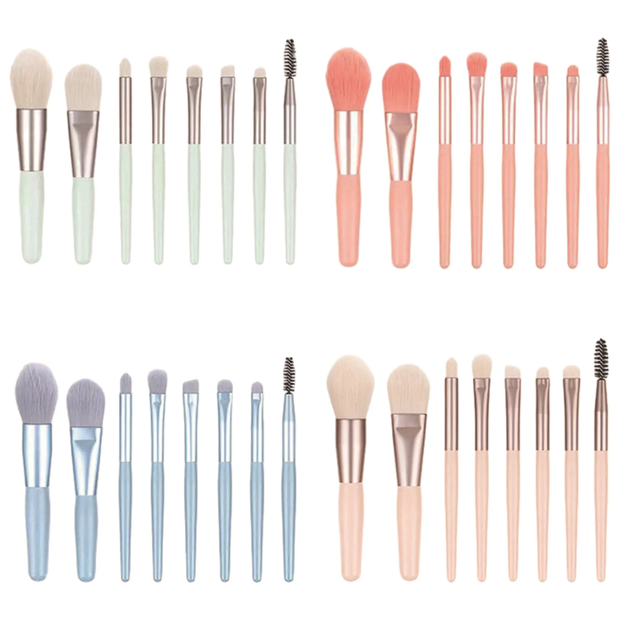 8pcs Makeup Brush Set 2