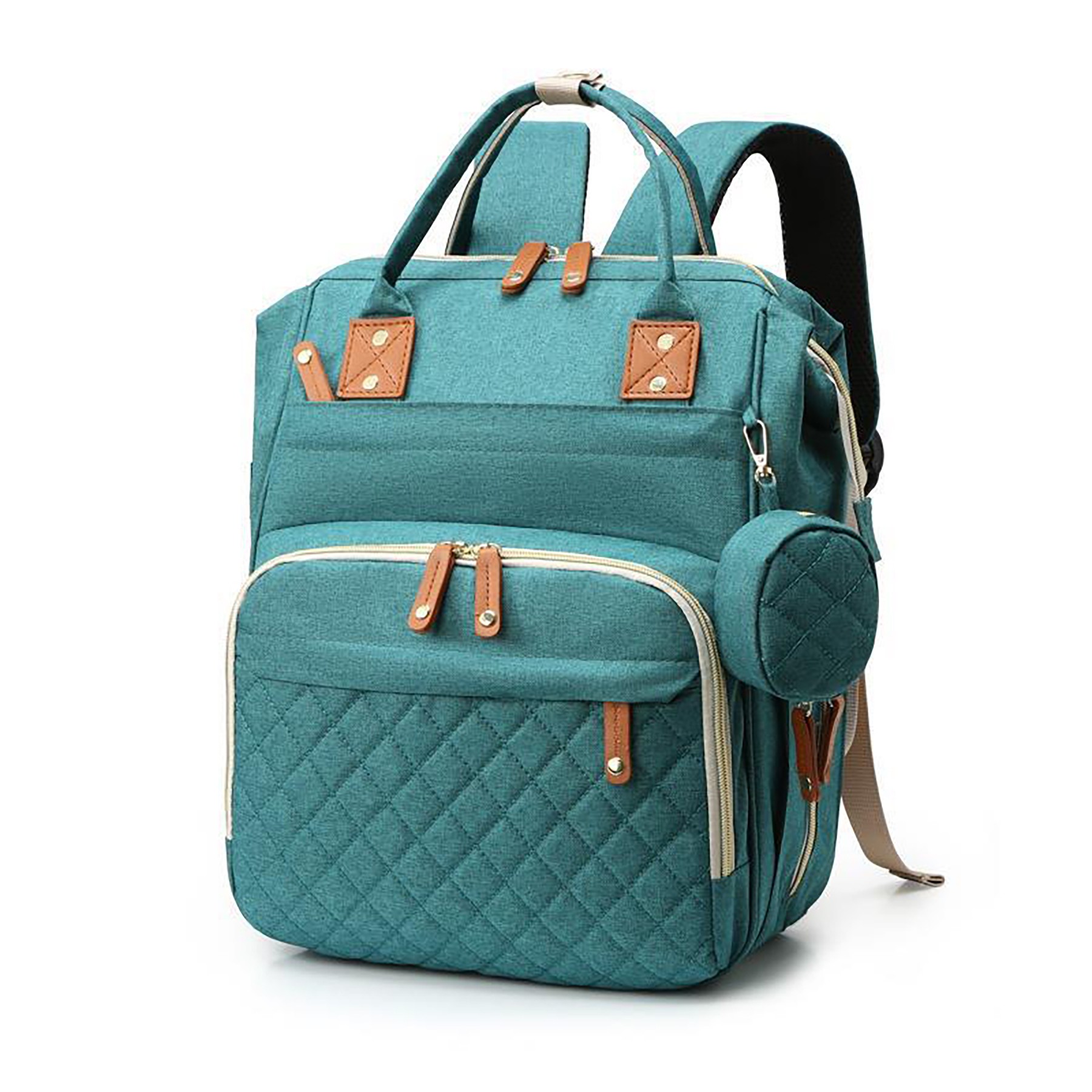 Diaper Bag Backpack With Changing Station 9