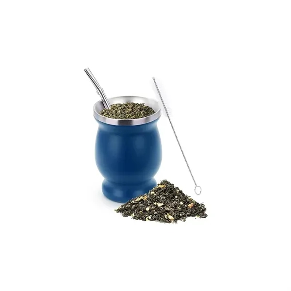 8 Ounce Yerba Mate Cup - Includes Reusable Straw 2