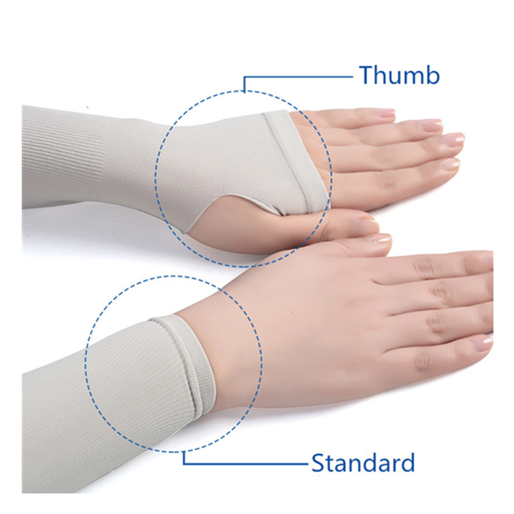 Sun Proof Outdoor Arm Sleeves w/Thumb Holes 2