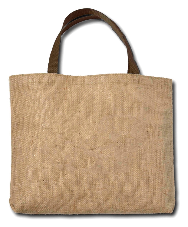 Alpine Laminated Jute/Burlap Tote Bag 18x3x13.5" 3