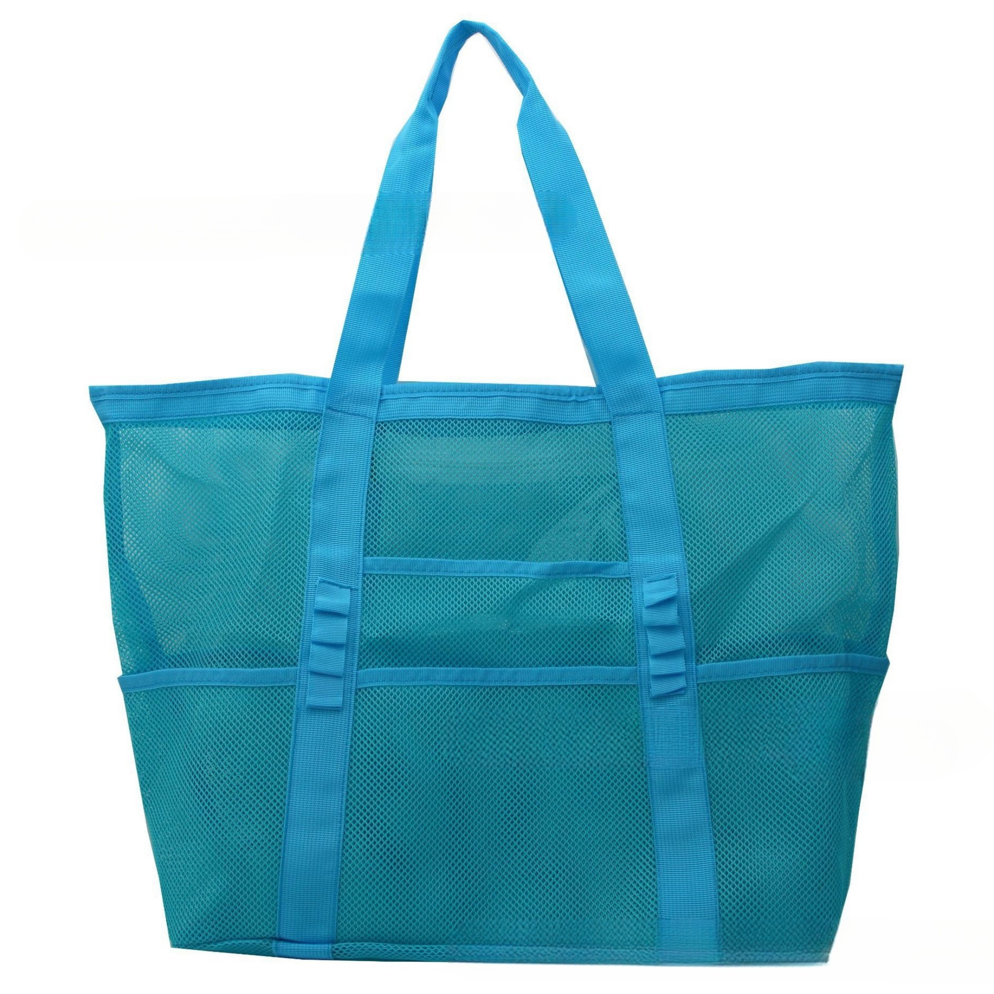 Extra Large Mesh Pockets Beach Bag 4