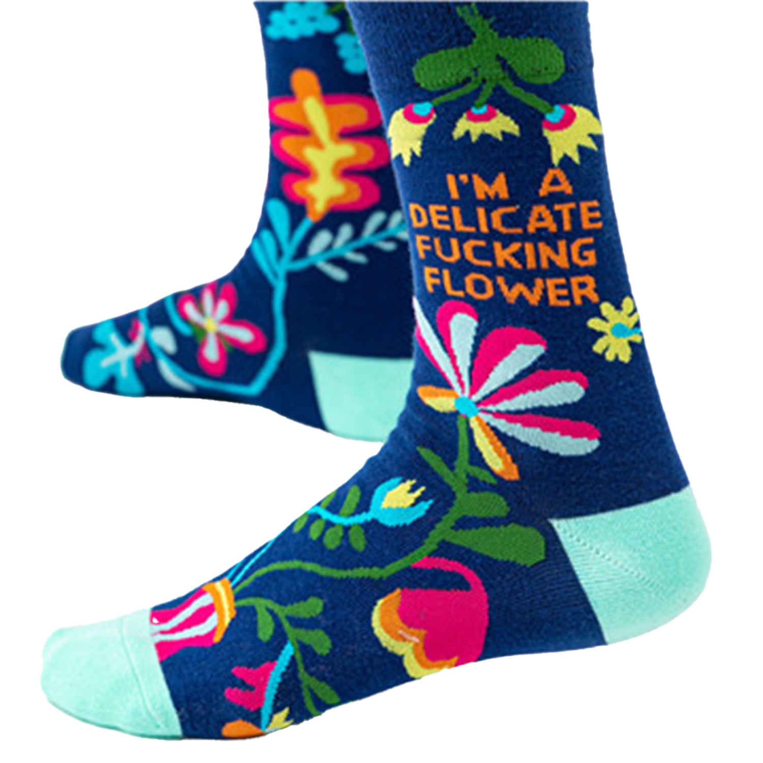 Long Tube Casual Abstract Letter Floral Socks 4
