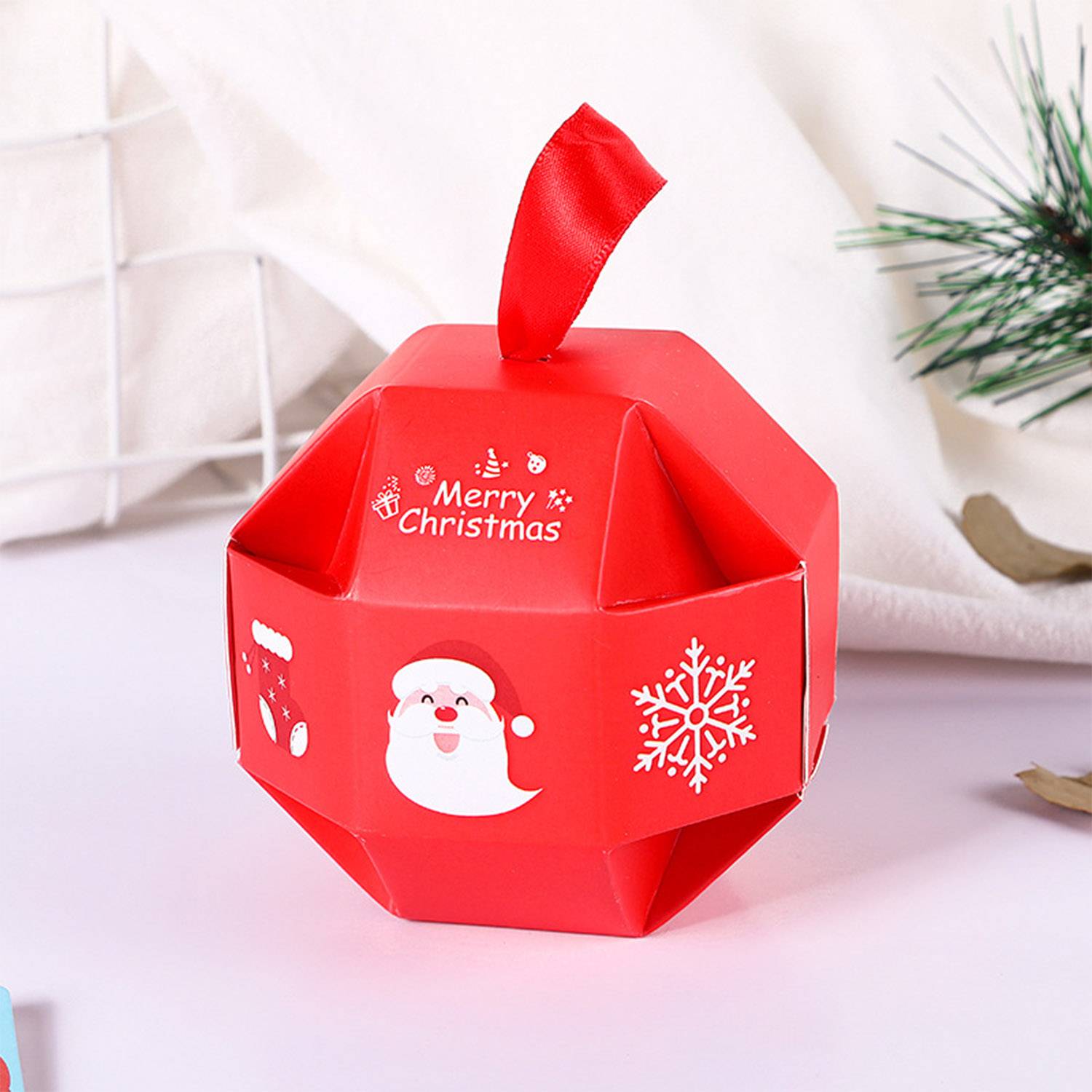 Christmas Foldable and Decorative Printed Holiday Cookie Box 4
