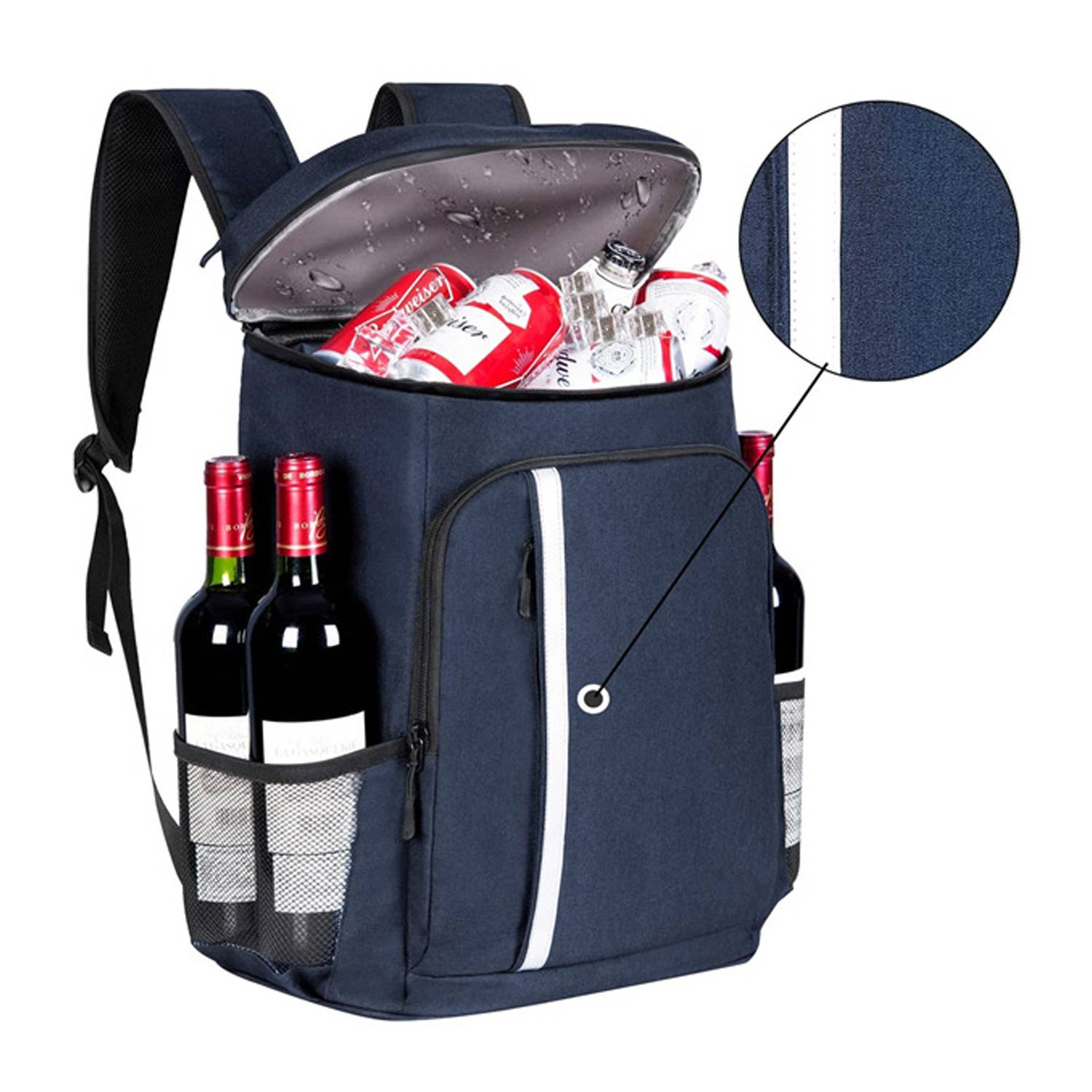 32L Portable Insulated Polyester Cooler Backpack 3