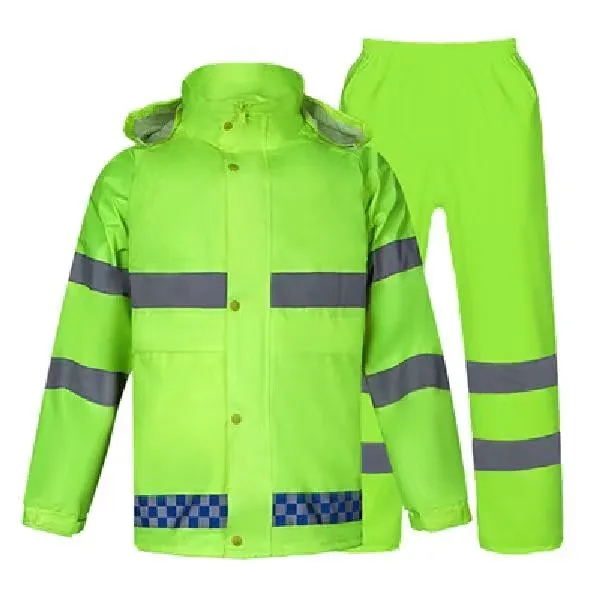Oxford Reflective Split Raincoat 3