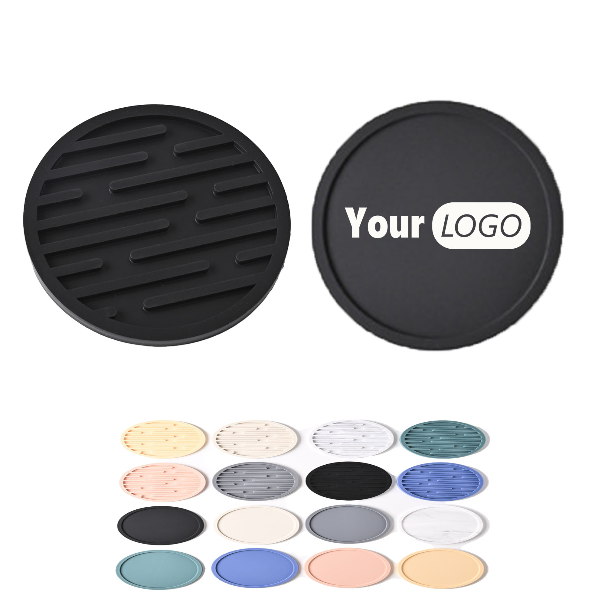 Multi functional 3-inch silicone coaster 8