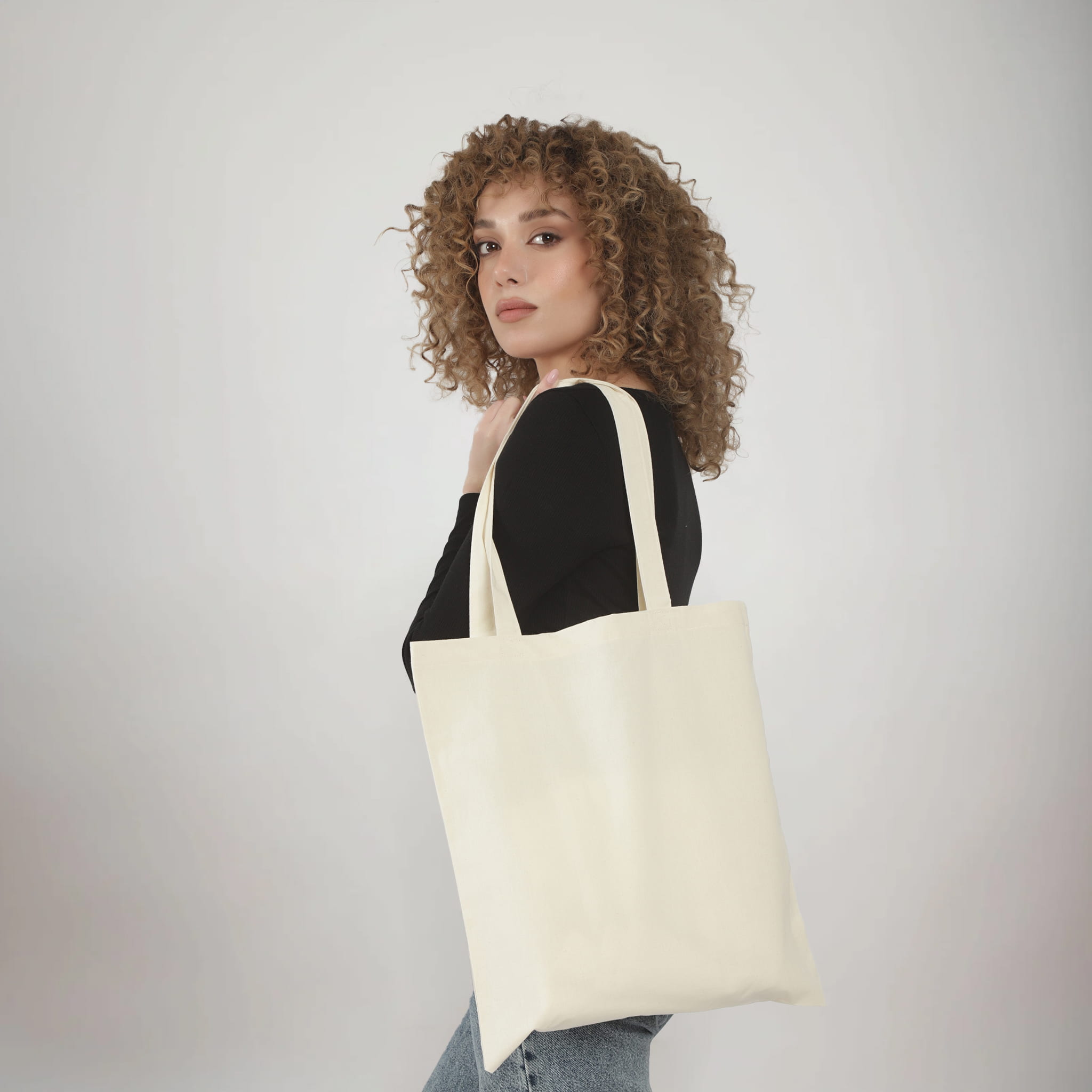 Organic Basic Cotton Tote Bag 10