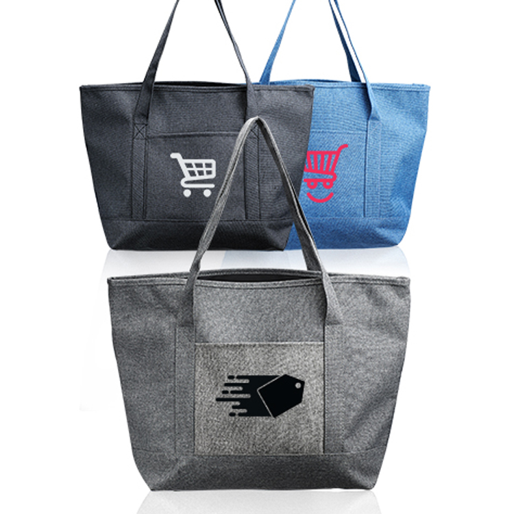 Dungaree Pocket Heathered Tote Bag 2