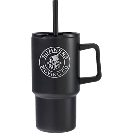 Summit 18oz Recycled Vacuum Insulated Mug w/ Straw 145