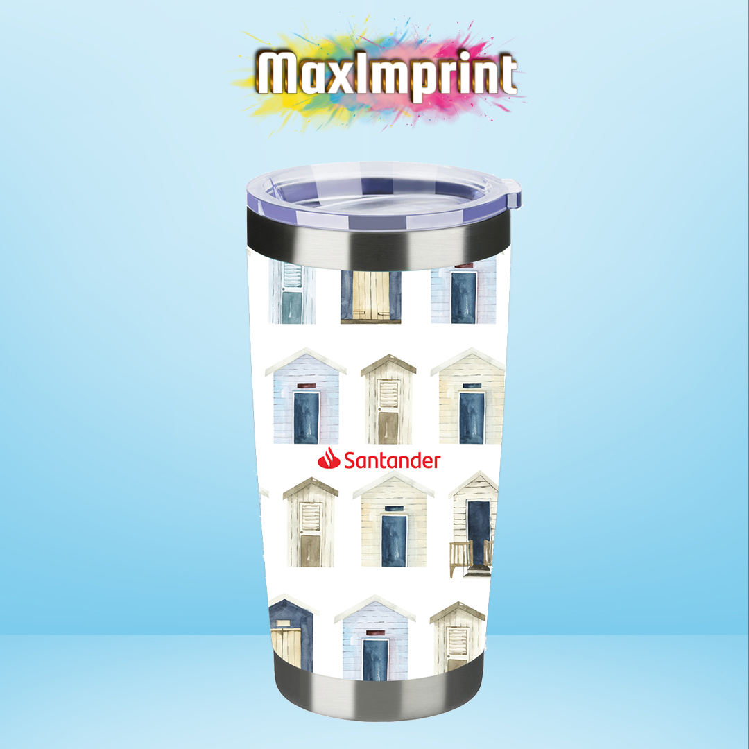 MaxImprint 20oz Stainless Steel Vacuum Tumbler with Lid 16