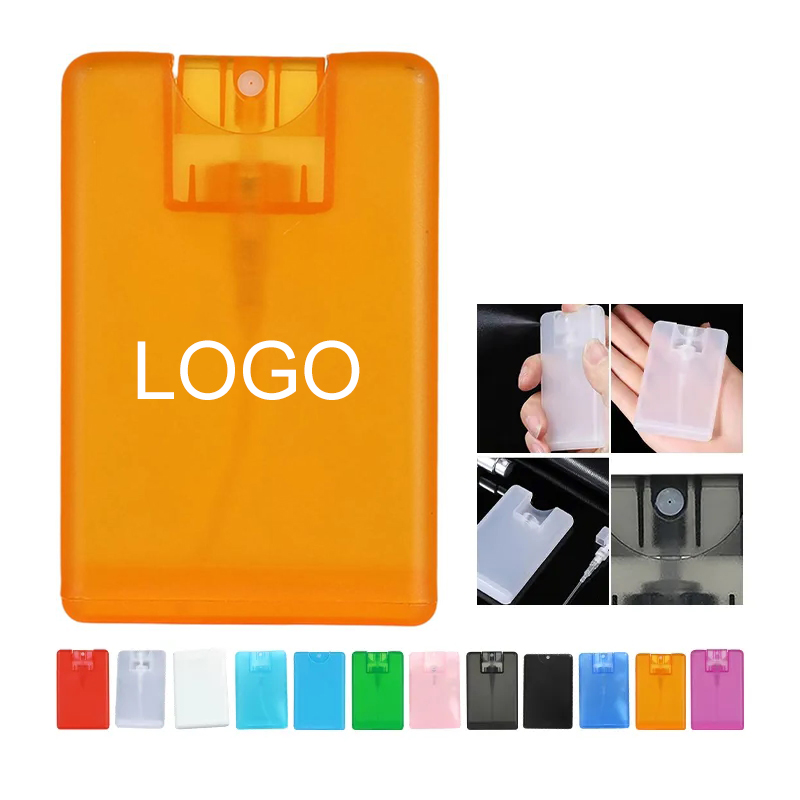 20ml Plastic Hand Sanitizer Spray Card with Custom Logo Imprint 1