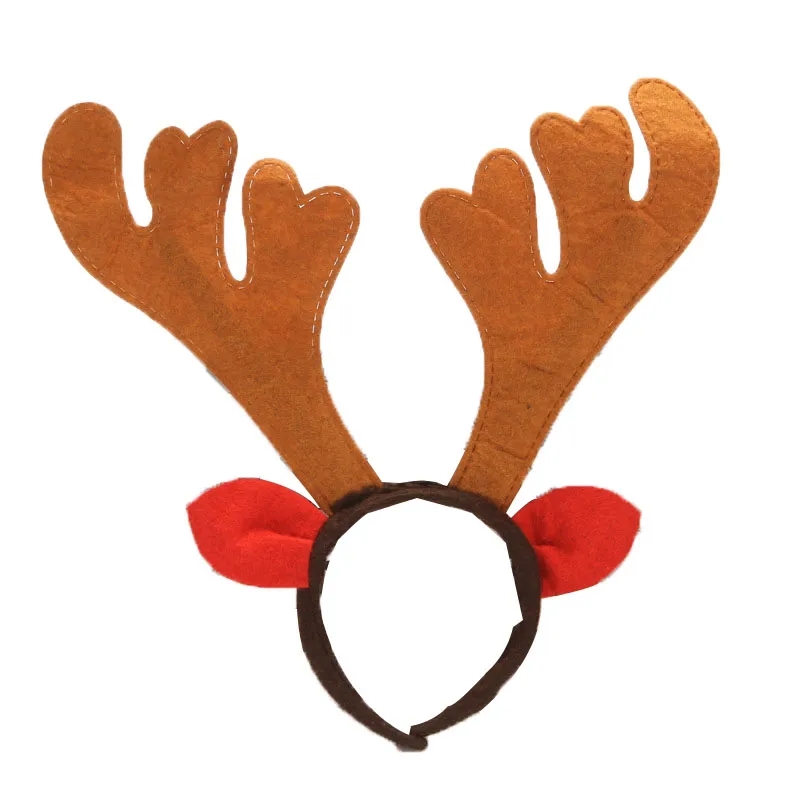 Full Color Christmas Reindeer Antler Headband 5