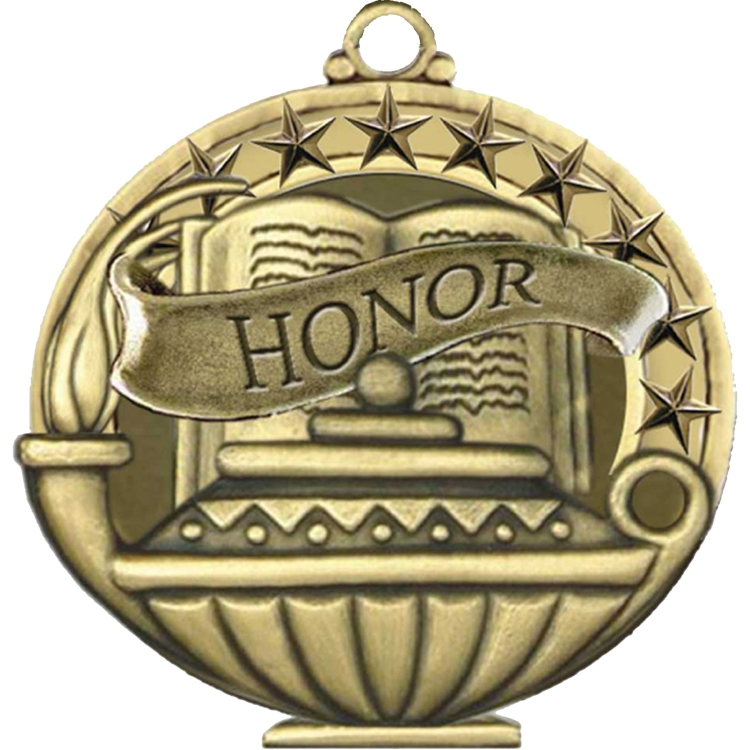 Stock Academic Medals: Honors