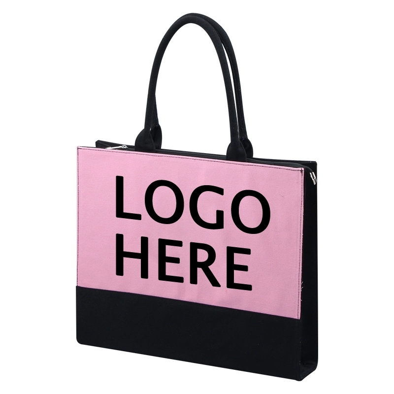 Custom Canvas Shopping Handbag & Eco-Friendly Tote Bag, custom tote bag with logo imprint 6