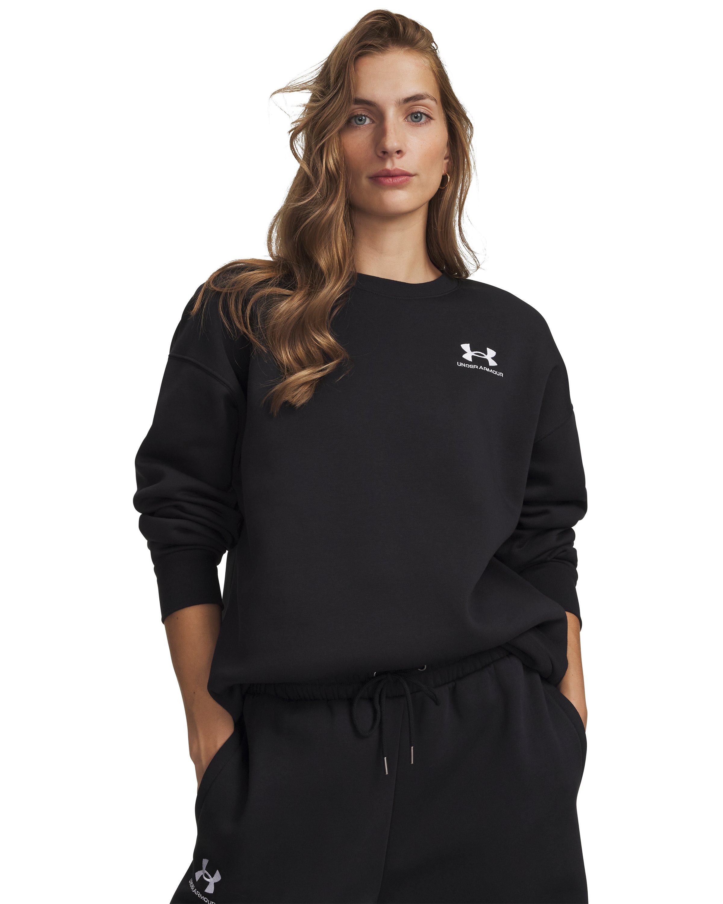 UA Icon Fleece Women's Oversized Crew 11