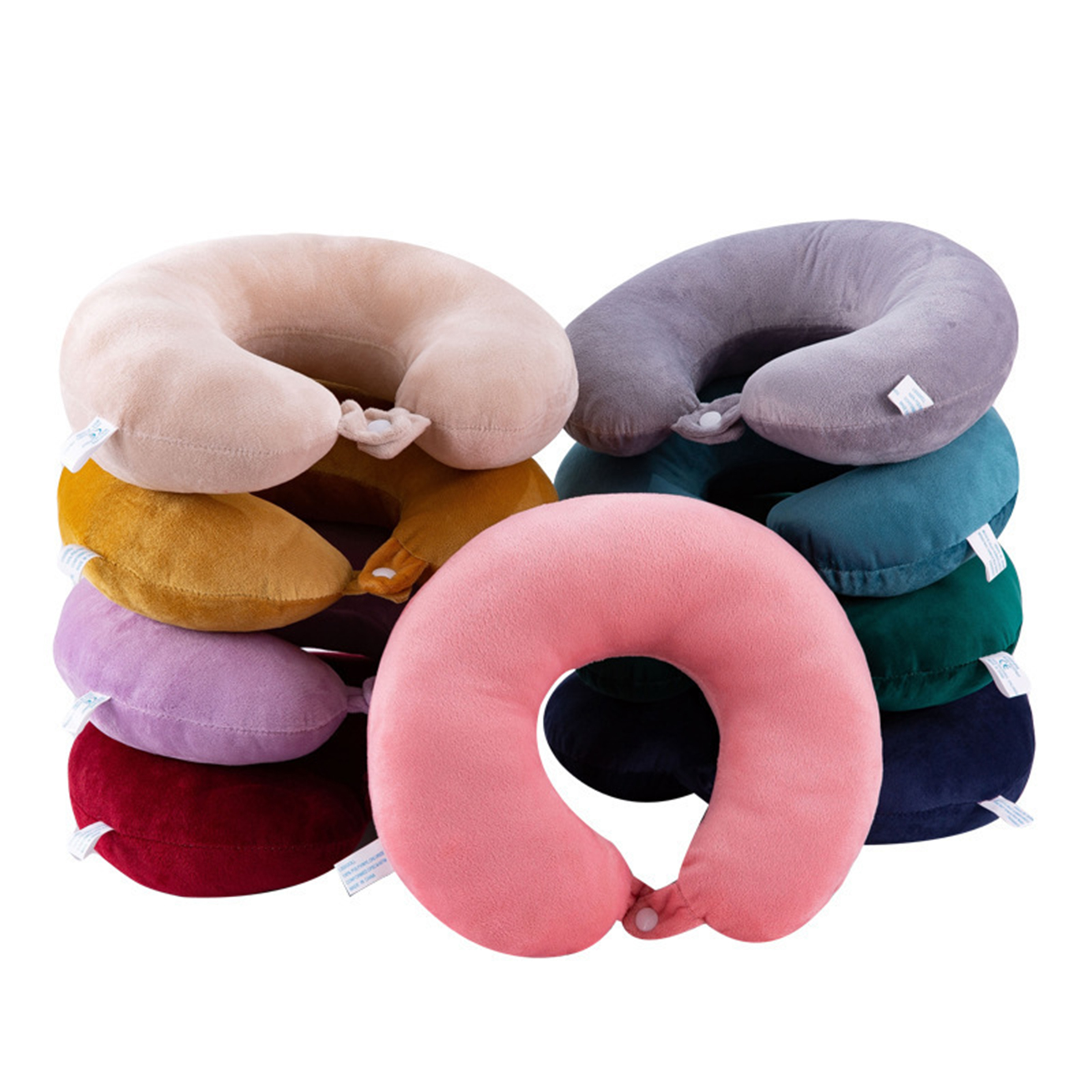 Polypropylene Fiber U-Shaped Tourism Neck Pillow 12