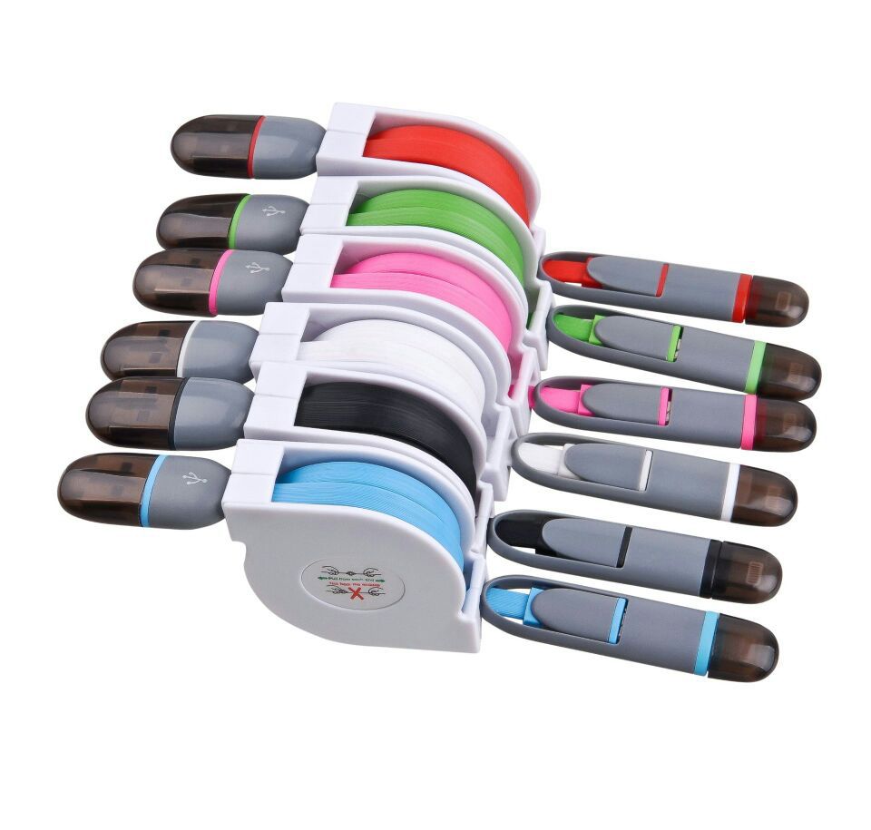 2 In 1 Retractable Charging Cable 3