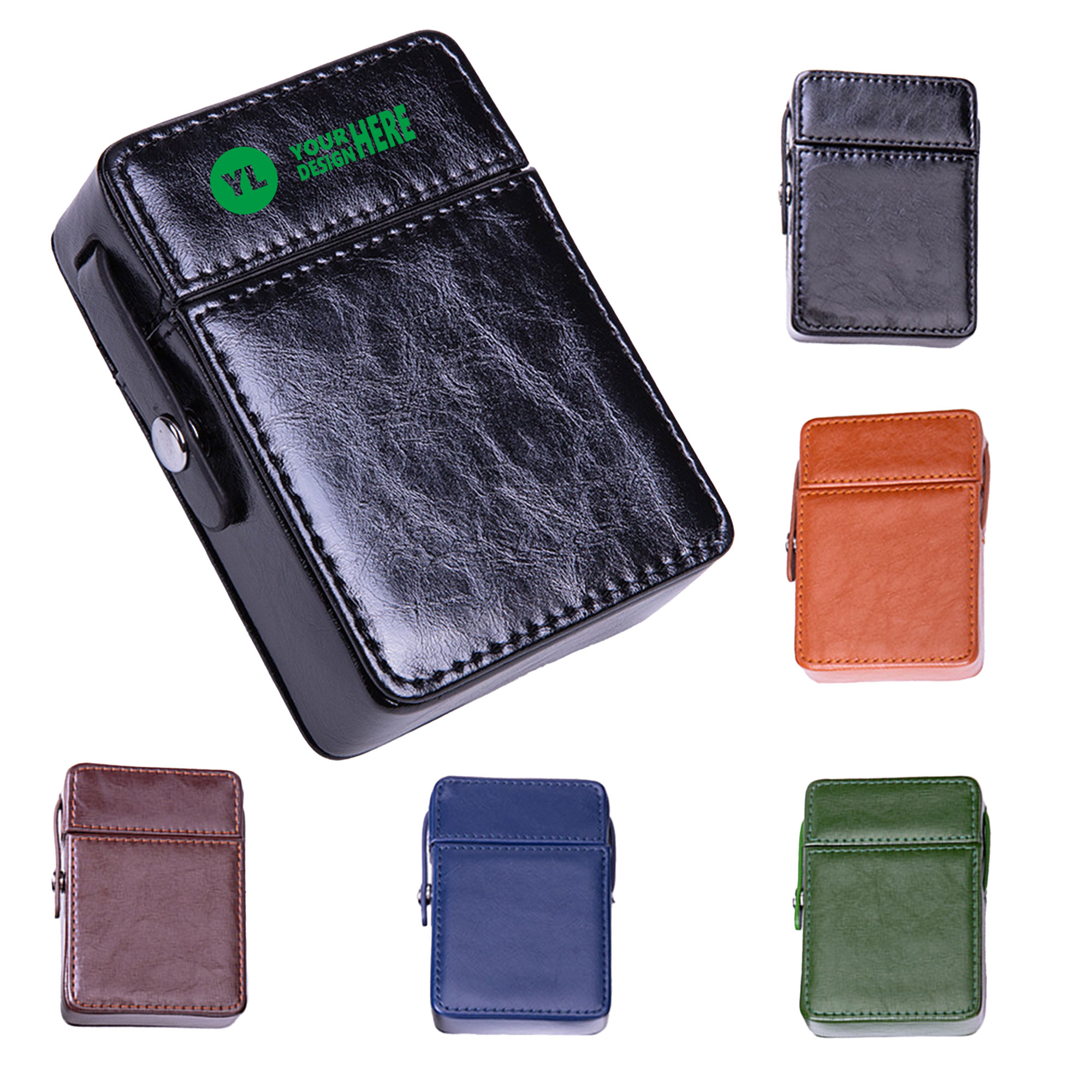 PU Leather Smoke & Lighter Case 5