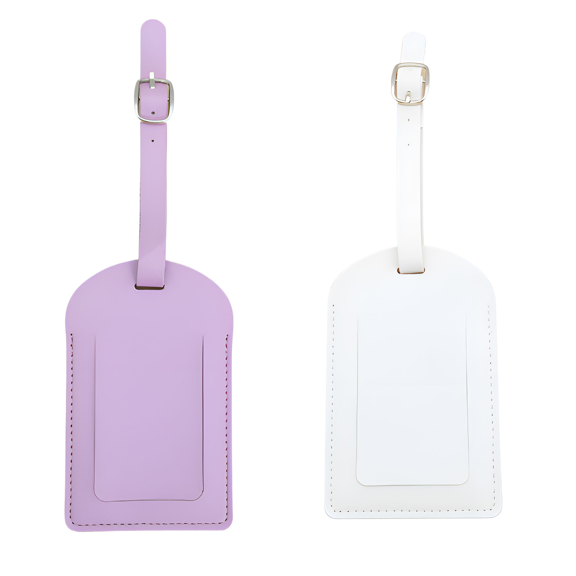 MOQ 50 PCS PU Durable Leather Luggage Name Tag 5