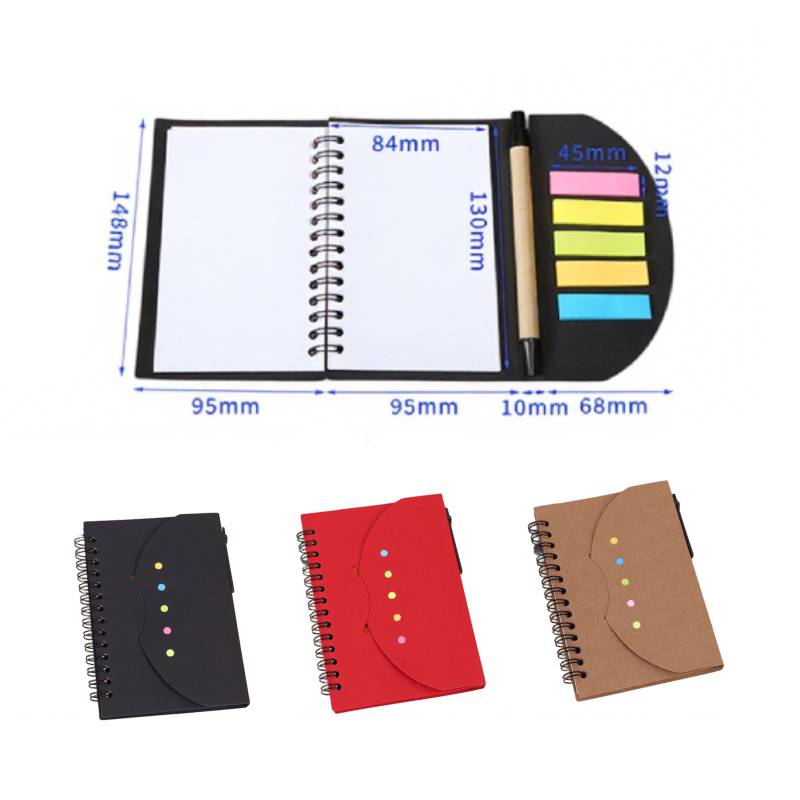 Smile Face Spiral Notebook W/ Pen 5