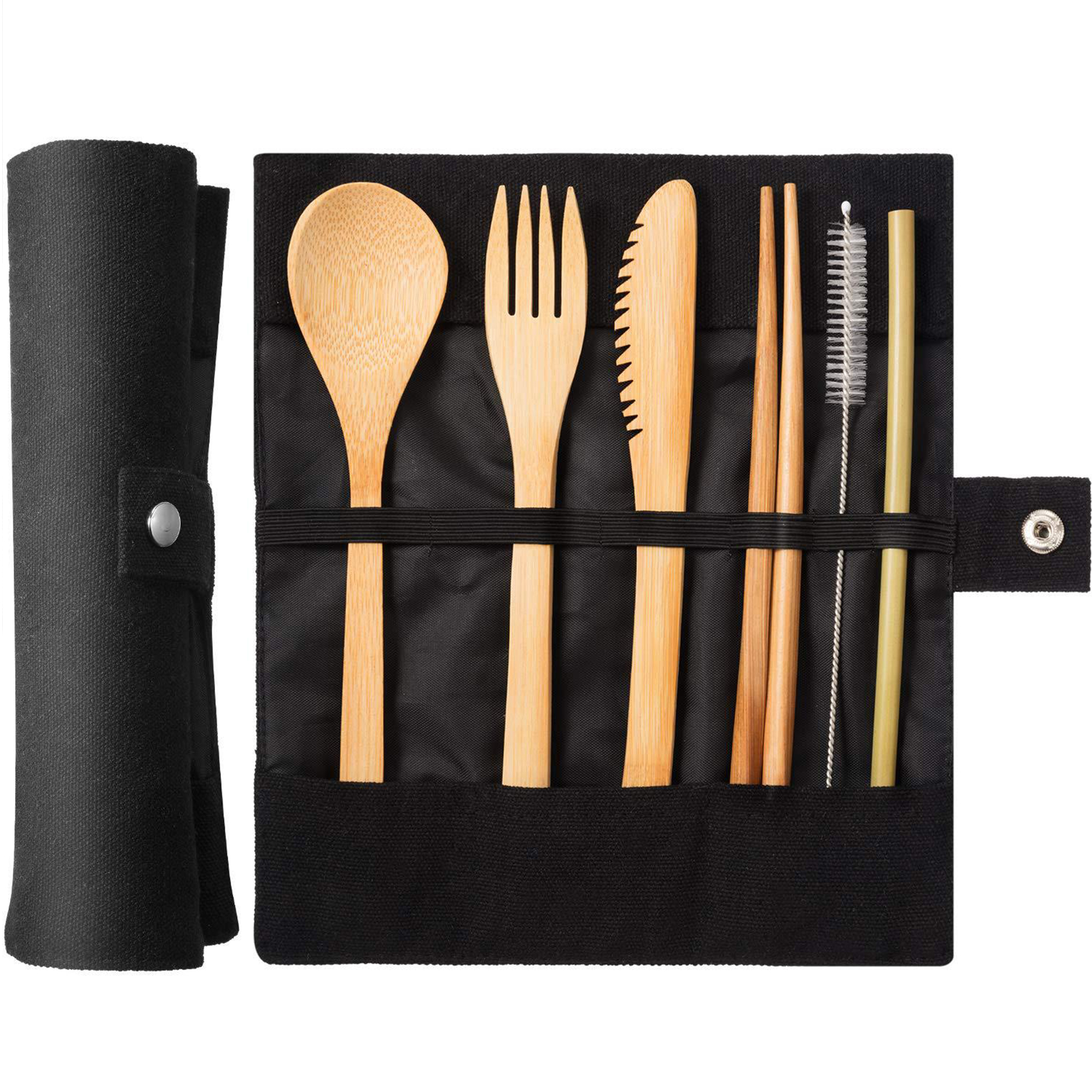Customizable Bamboo Cutlery Kit 4