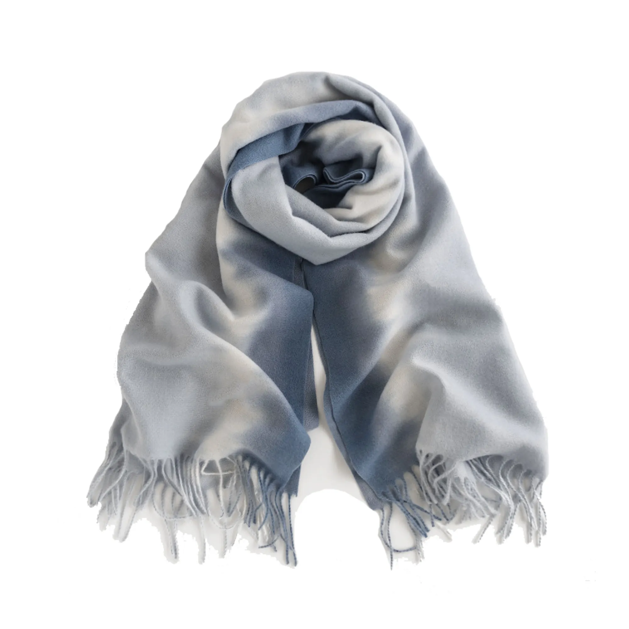 Faux Cashmere Winter Shawl Scarf Gradient Style 3